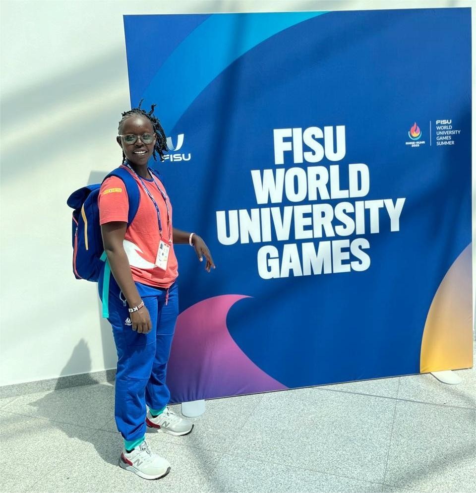TUM student among two Kenyan volunteers at FISU World University Games in Germany
